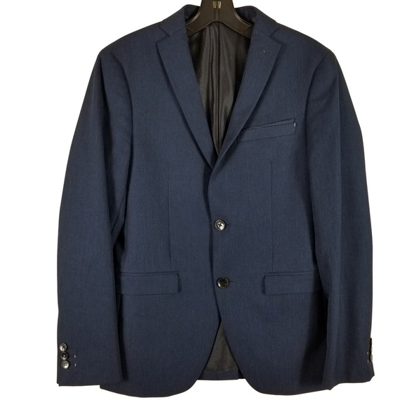 Zara Man Other - Zara Man Navy Blue Two Button Blazer Jacket AW16 Suits Collection Mens Size‎ 36